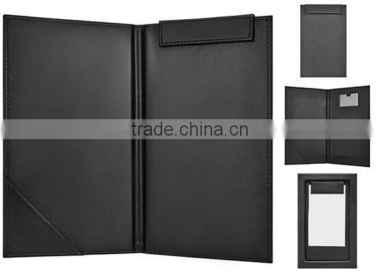 Low price new customized menu clip leather magnet menu clip