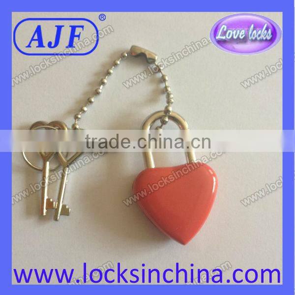 AJF mini golden polished padlock for diary book