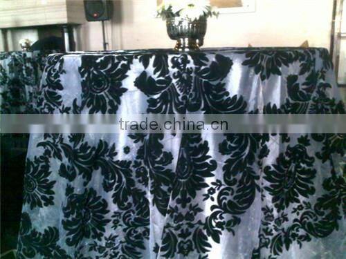 100% Polyester Flocking Organza