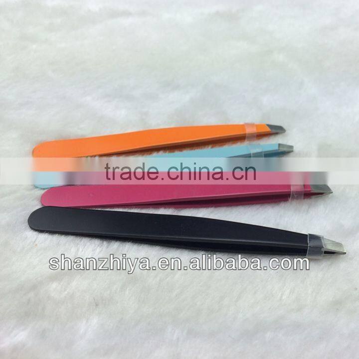 High quality promotion / advertising eyebrow tweezer with diamond