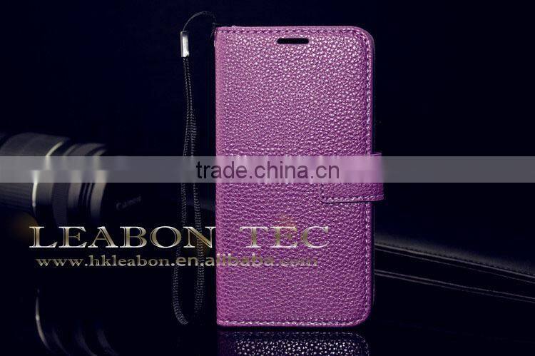 Hot Stylish Real Leather Case for samsung galaxy s5 wallet case, mobile phone case