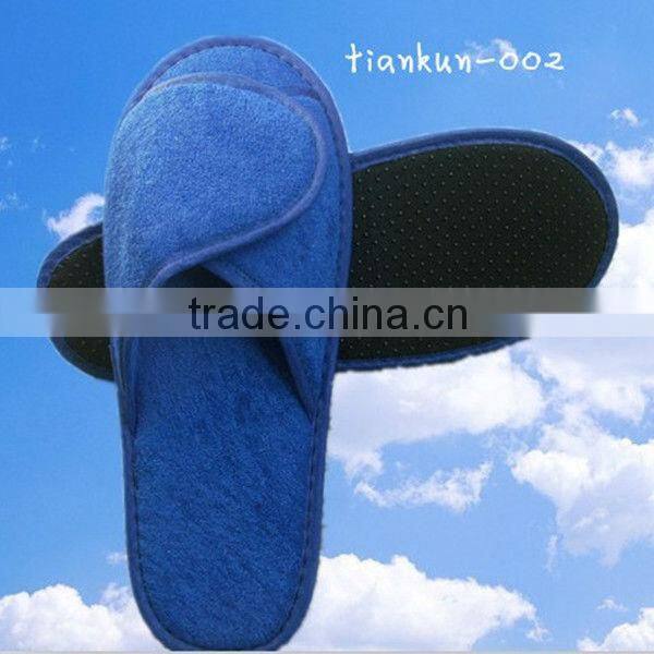men's size terry towel airplane slipper