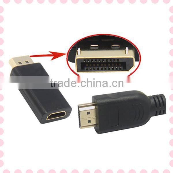 displayport Male to HDMI and mini hdmi to displayport cable 19P Female adaptor