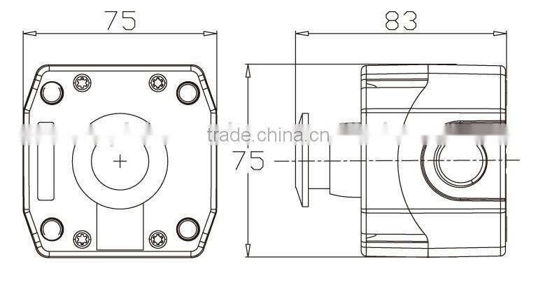 IP65 Waterproof 1 Hole Push Button Switch Control Station Box