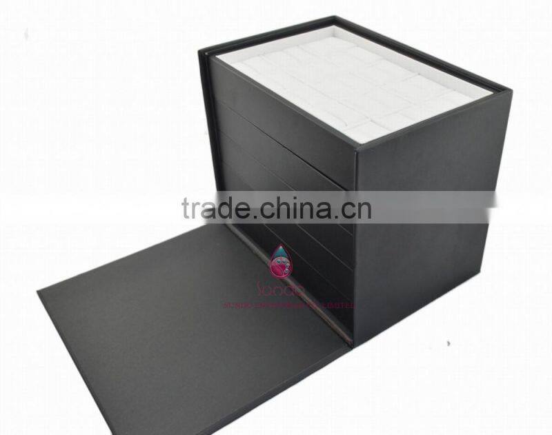 luxury leather jewelry display box