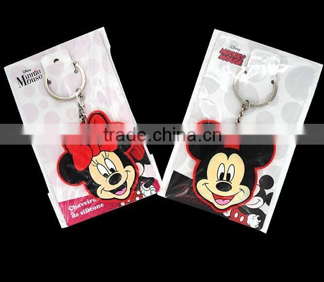 new hot sale fashion custom pvc keychain with factory price