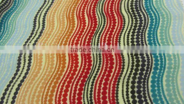 orange green wave mesh Spandex nylon 4070 Elastic print Fabric