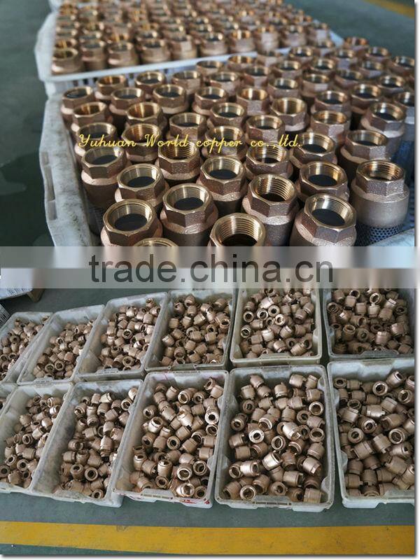 WD-1307 Bronze Spring Check Valve Foot Valve with net