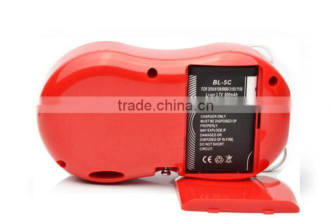 Robot-168 portable card speaker ,fm radio,speaker with TF/Micro SD card/USB disks