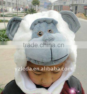plush animal hats