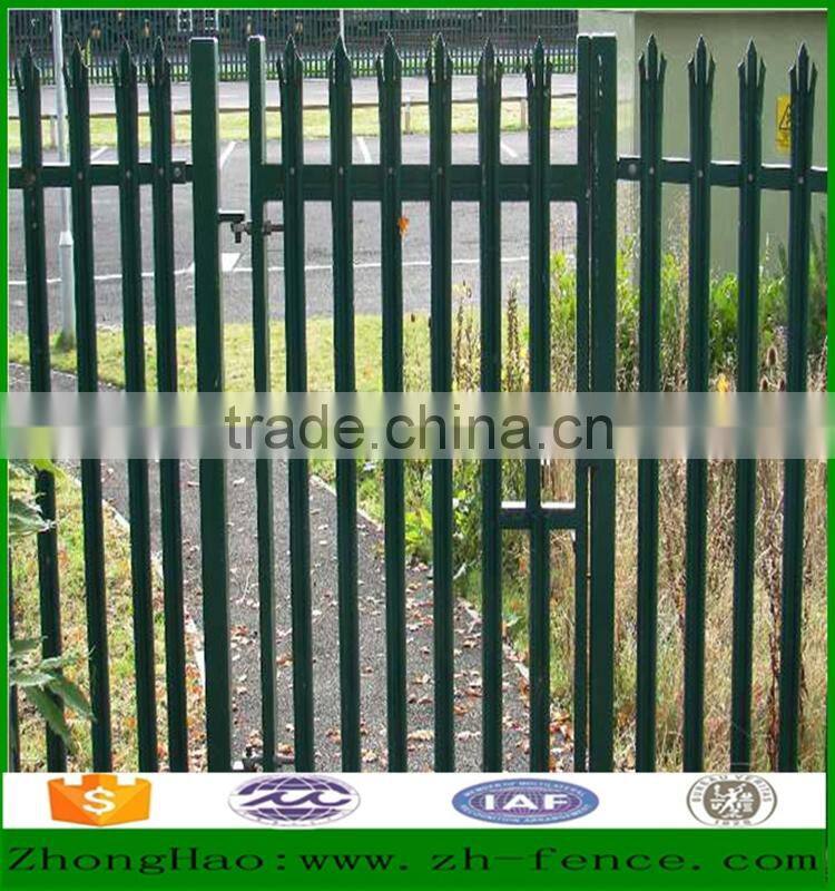 Factory directly sale galvanized and PVC coated european style fence wall and fence gate