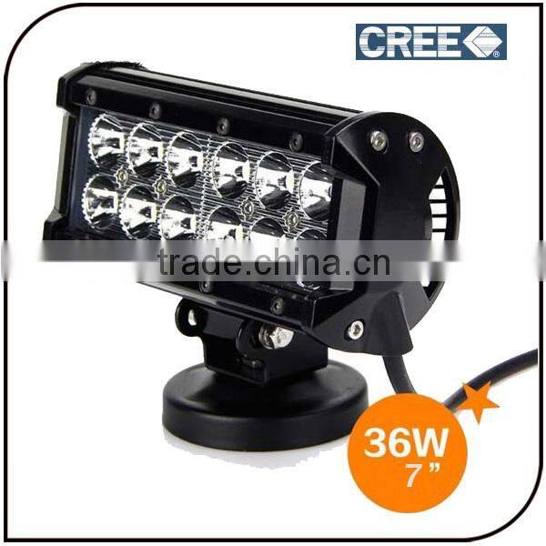 7 inch 36W CREE led 4x4 off road led light bar