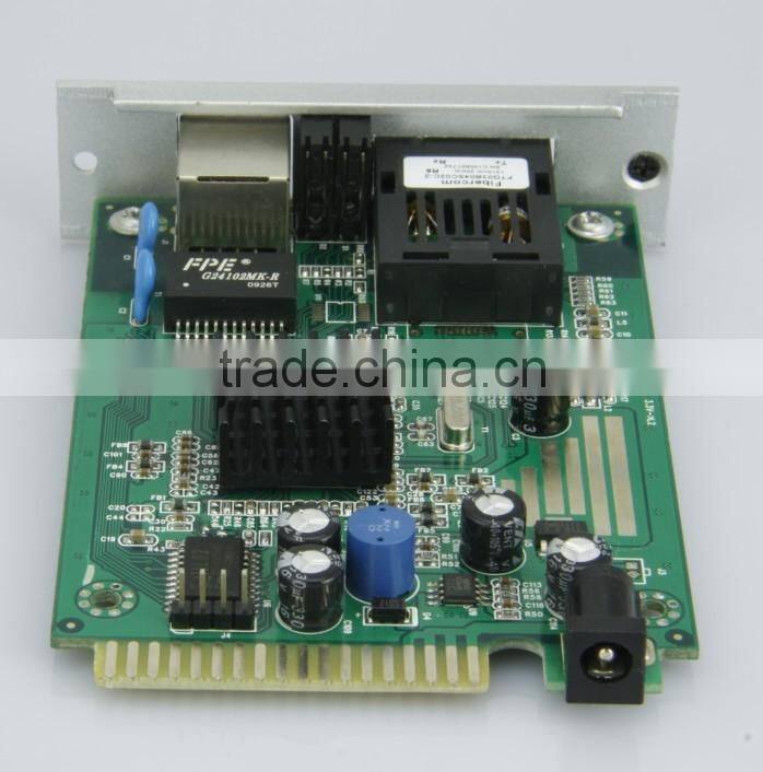 gigabit ethernet fiber media converter card type ethernet media converter