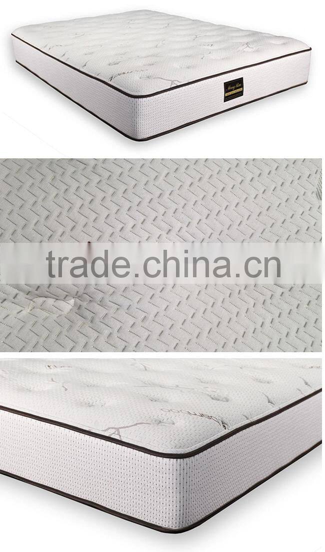 Medium grade bamboo fabric foam sponge hotel mattress