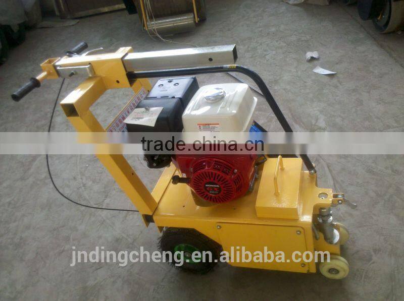 small concrete scarifier in road equipment