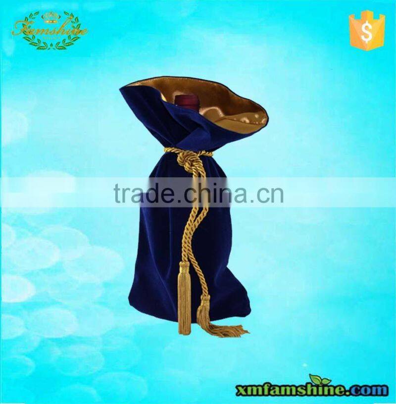 high quality single bottle christmas wine gift bags