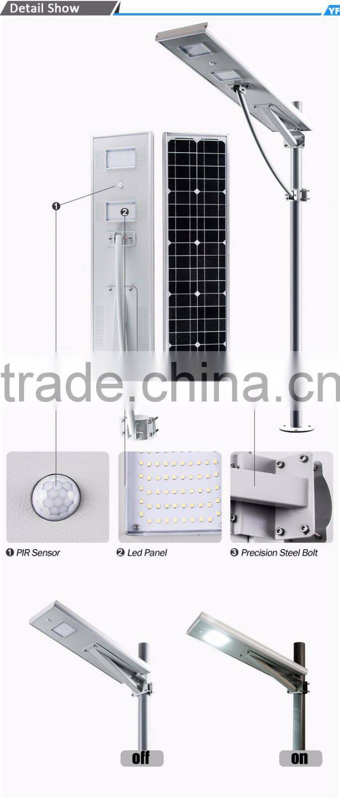 YANGFA Smart sensors waterproof 30w streetlight solar AS01 30W