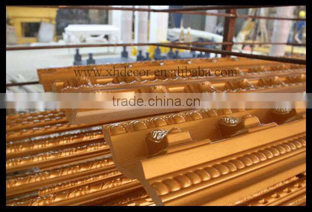 Outdoor use flat surface polyurethane cornice Mouldings villa architectural design