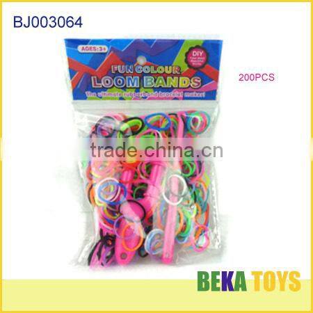 Popular diy rubber watch loom band kit make rain loom bracelet