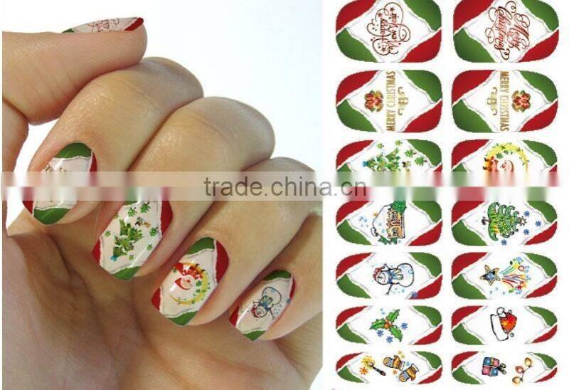 Customized 3D Korea nail polish sticker Full cover self-adhesive nail art sticker