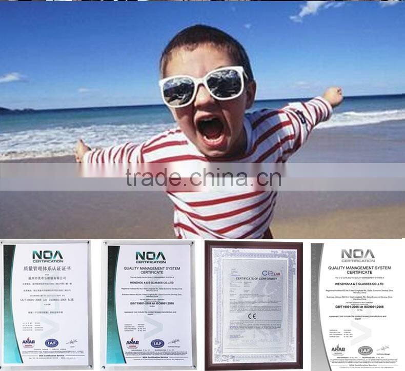 2016 the modern style colorful lens children kids sunglasses