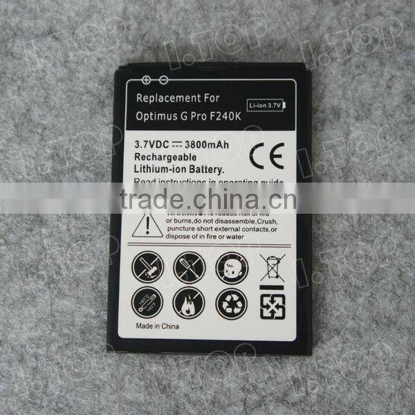 For LG Optimus G Pro / F240K Battery 3800mAh Li-ion Battery