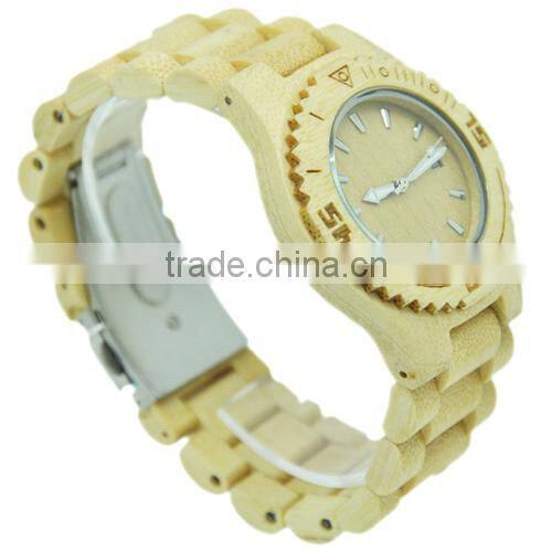 waterproof stylish wooden best selling attractive calendar business watches(WJ-3890)