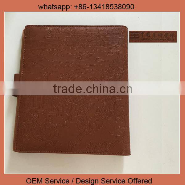 Custom imprinted logo A5 size office spiral notebook