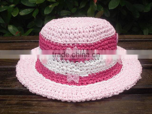 Top level customized children's cute straw hats