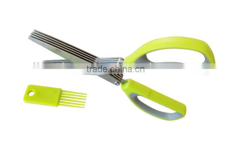 Stainless Steel Kitchen Scissors with comb