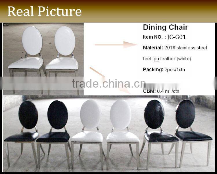 Luxury Comfortable Stainless Steel Chair Home Furniture JC-SS06