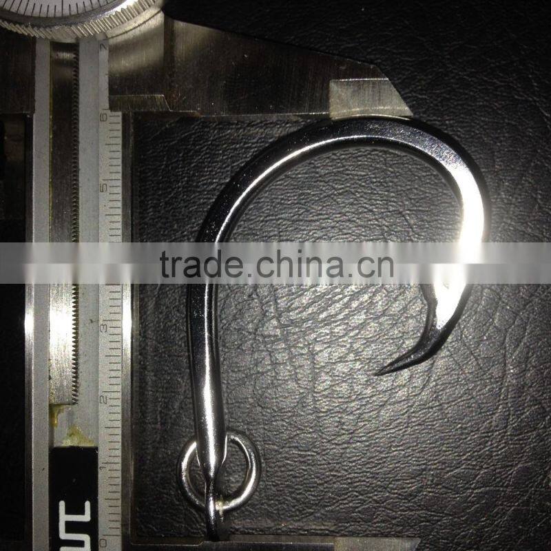 stainless steel tuna fish hook for longline sea fishing 13/0 15/0