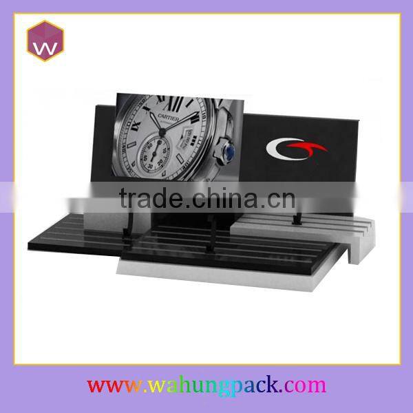 Customized Plastic Watch Display Showcase/Luxury Display Trays For Watches Wholesale