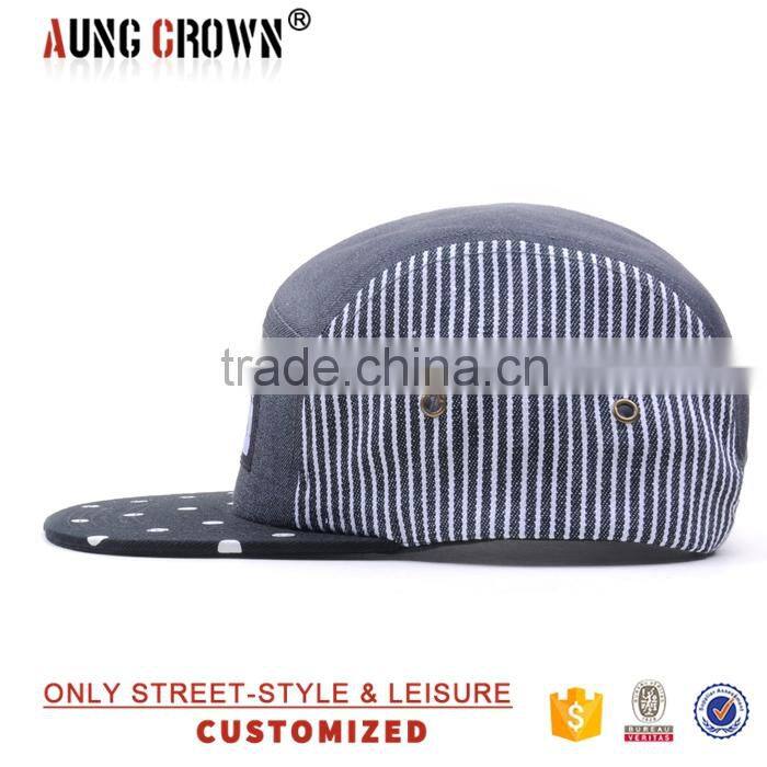 Wholesale price fashion custom 5 panel blank cap