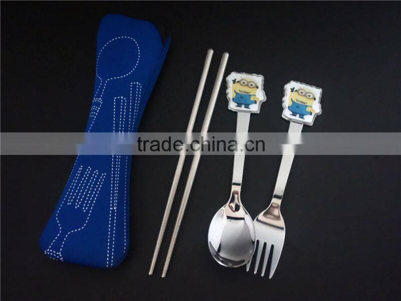 Exquisite design with high quality cutlery set for children