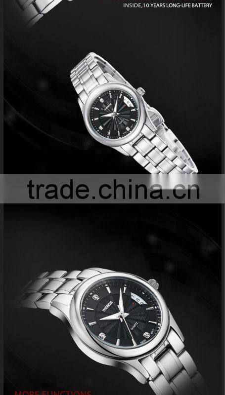 quartz wrist watches stainless steel bezel Brass watch hands Swiss movement best women's watch brands