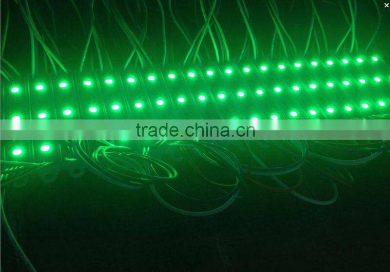 Factory price SMD led module 5050 RGB 12V 3leds 0.72W 54LM IP65 Waterproof for advertising backlight programmed decoration