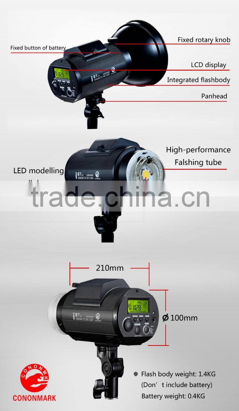 CONONMARK 600WS i6T EX photo strobe flashlight for Canon