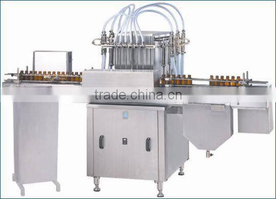 Reliable Automatic Volumetric Liquid Bottle Filling Machine for Pharmaceutical Industries