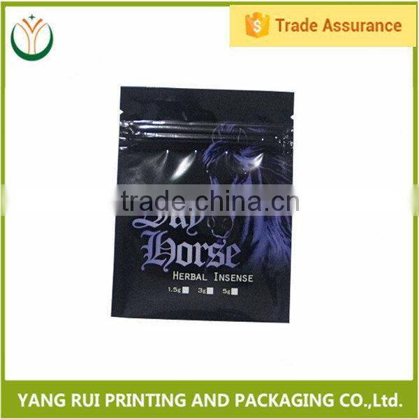 Good quality Top Grade Hotsell thunder herbal incense bag