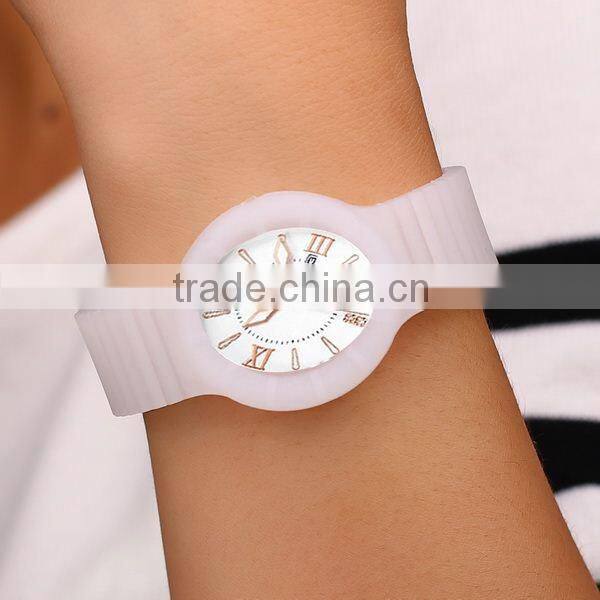 custom silicone ion watch band,cute sport watch