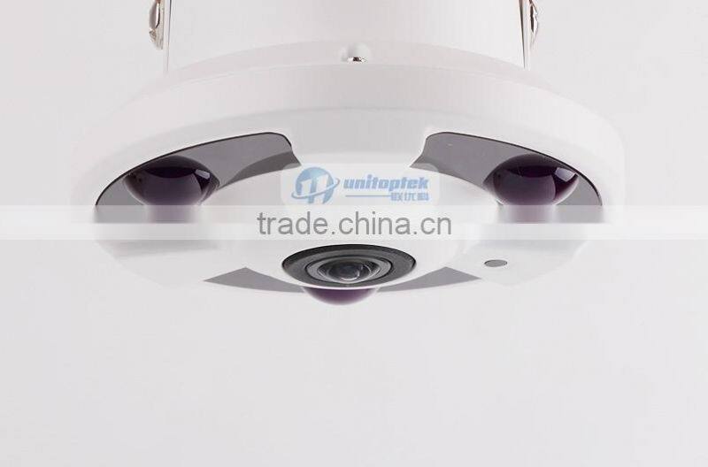 8PCS 2.0MP Dome Fisheye IP Camera IR 10M Panaramic View 8CH CCTV Surveillance Security System