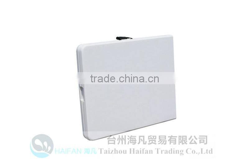 durable 180cm outdoor plastic folding dining table and chair with bolt /high quality plastic dining table