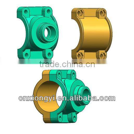 Plastic pipe fitting mould