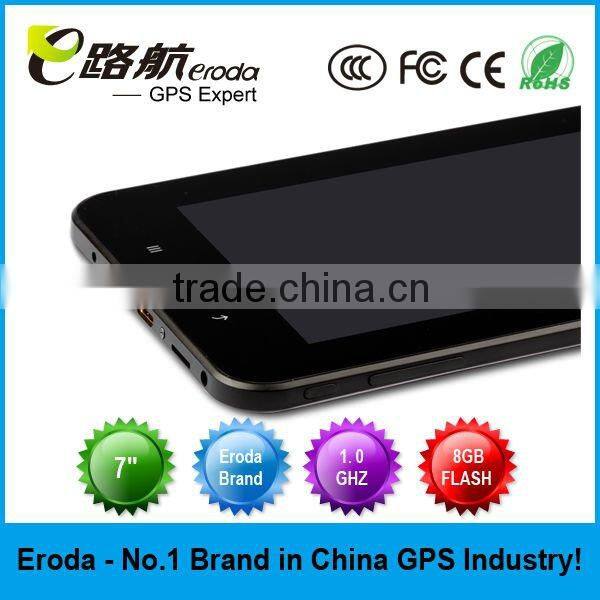 Eroda Tablet with Built-in GPS A8 1.0 GHZ Frequency DDR3 512MB 8GB NAND FLASH HOT Sellling!!