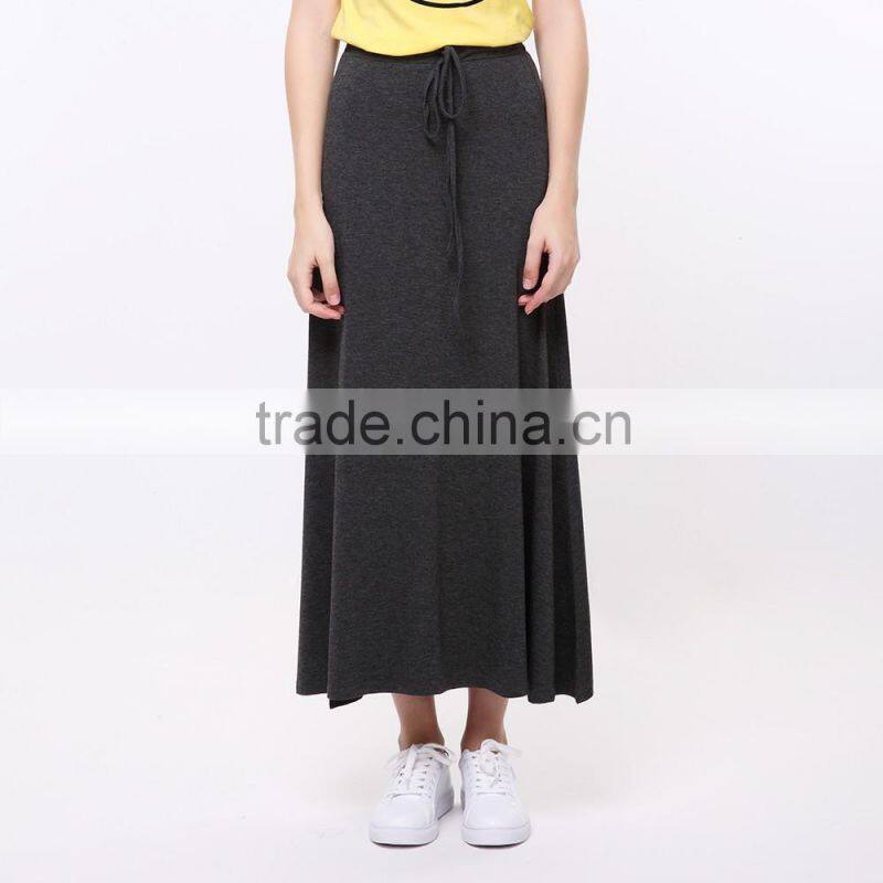 Posed fairy elegant dress female age season long trendy black skirts
