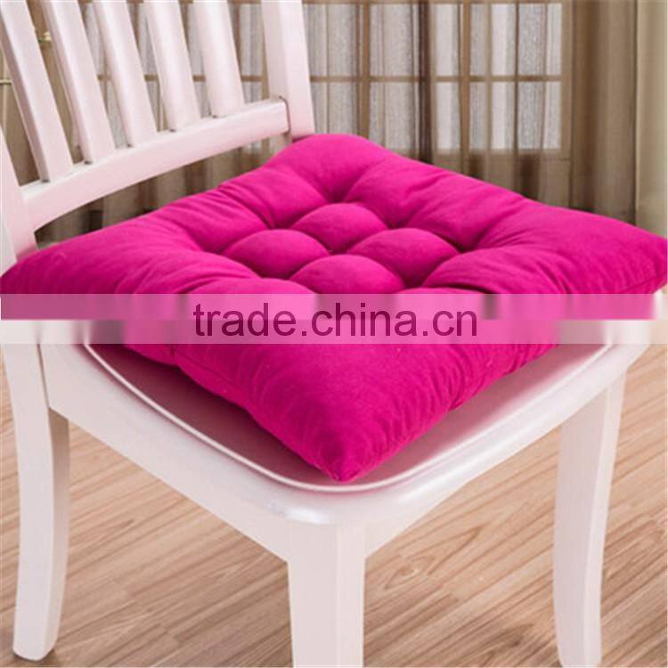 Wholesale colorful high quality Polyester chair seat cushion
