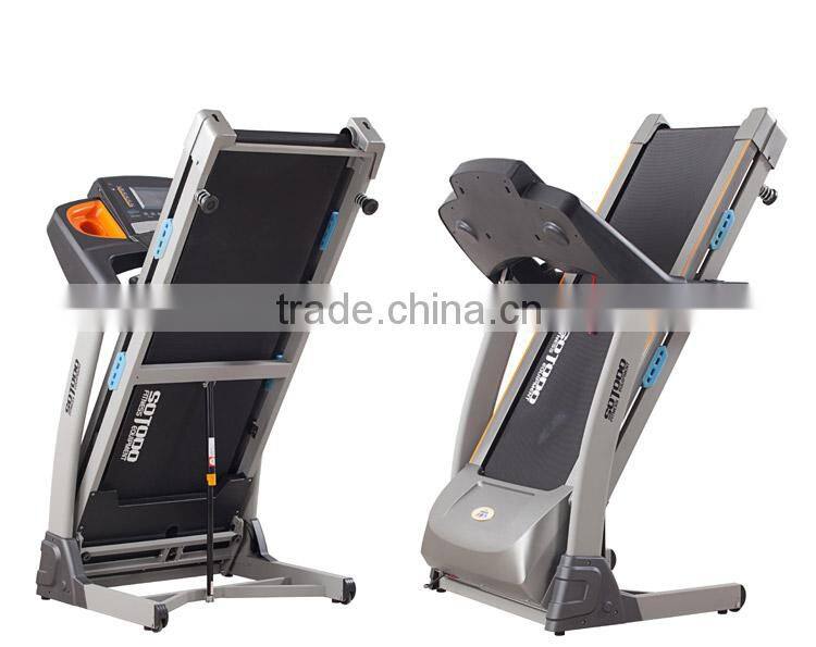 DC 2.5hp 1550x540mm running belt iphone ipad chargable treadmill fitness equipment
