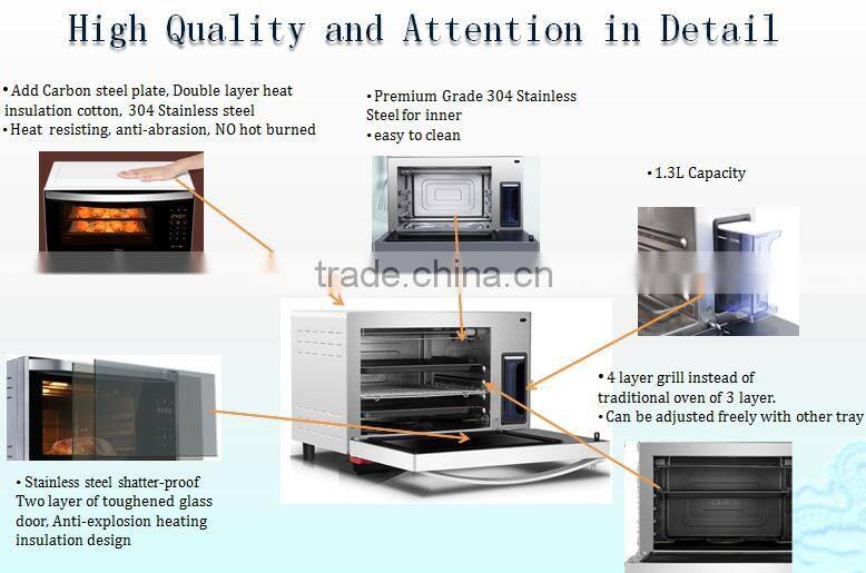 Hot design ,steam oven /Portable electric convection oven/Electric steaming baking oven TS05