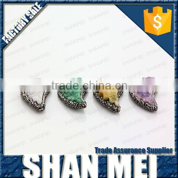 Facete Amethyst Druzy Necklace Drusy Pendant Crystal Stone Mineral Jewelry Amethyst Jewelry